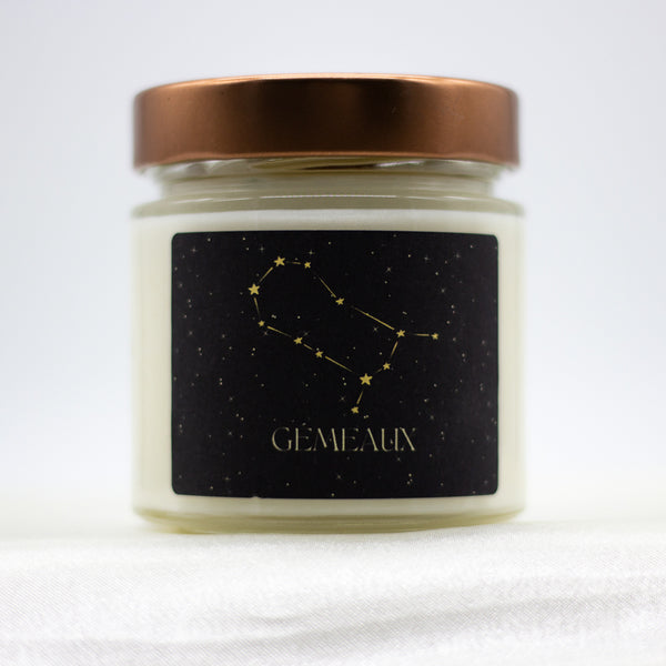 Gemini/Ikrek Horoszkóp Szójaviasz Gyertya